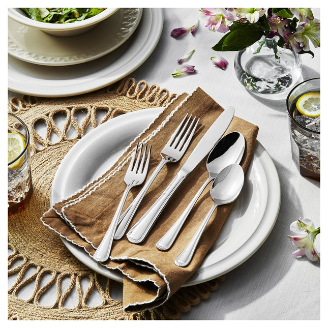 Henckels Alcea 53 Piece Flatware Set polished