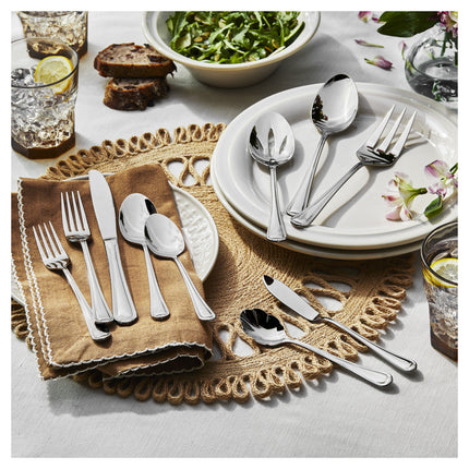 Henckels Alcea 53 Piece Flatware Set polished