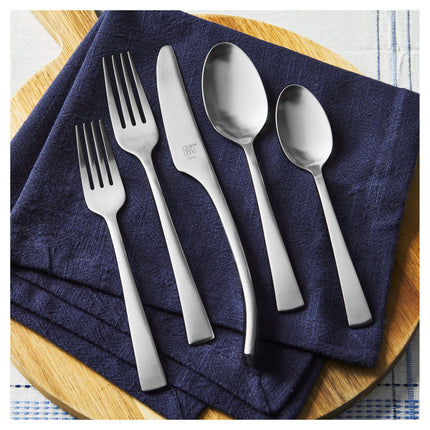 ZWILLING Bellasera 45 Piece Flatware Set Matted satin finished