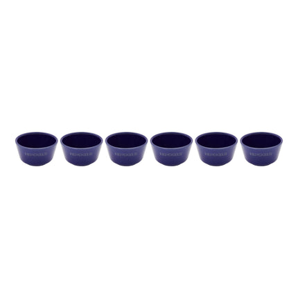 Henckels Ceramic 6 Piece round Bakeware set, dark-blue
