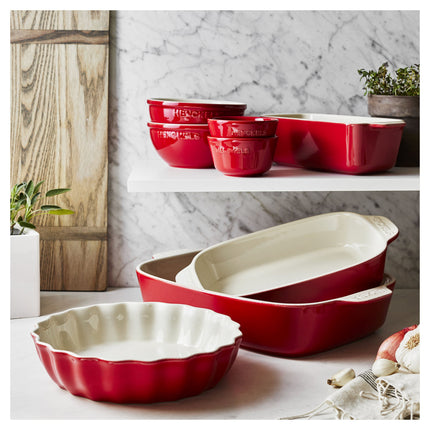Henckels Ceramic 8 Piece Bakeware set, white