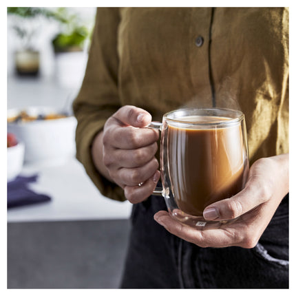 ZWILLING Sorrento Plus 2 Piece, Coffee glass set, transparent
