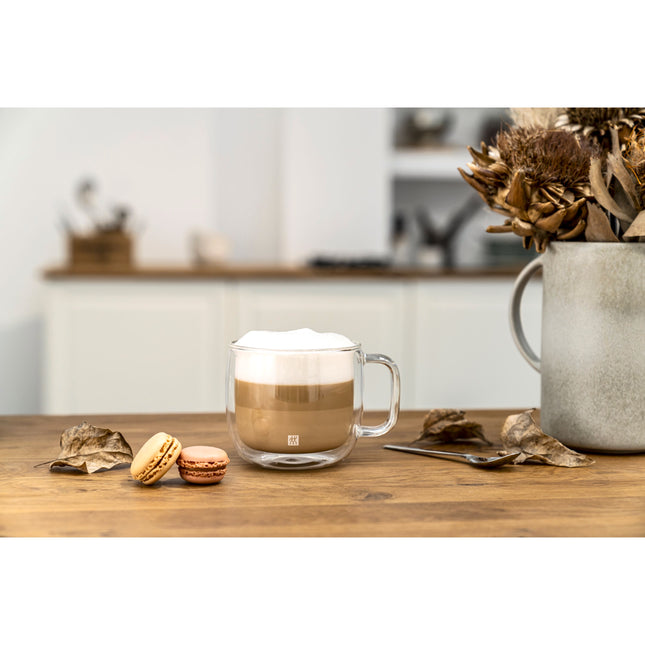 ZWILLING Sorrento Plus 2 Piece, Cappuccino set, transparent