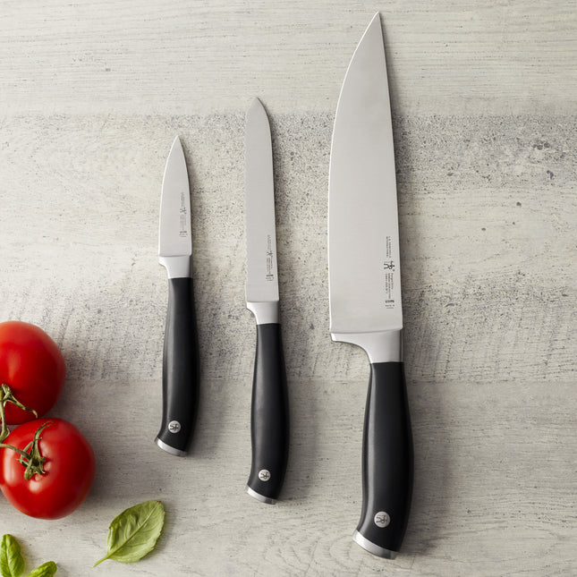 Henckels Forged Silvercap Elite 3 Piece, Knife set, black