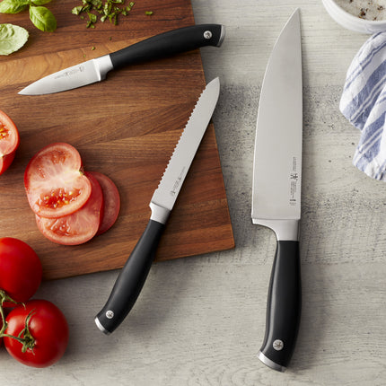 Henckels Forged Silvercap Elite 3 Piece, Knife set, black