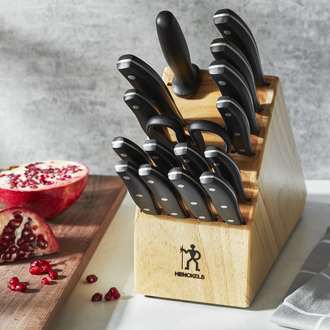 Henckels Definition 17 Piece, Knife block set, black