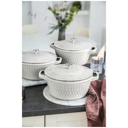 Staub La Cocotte 4 l cast iron round Twister Cocotte