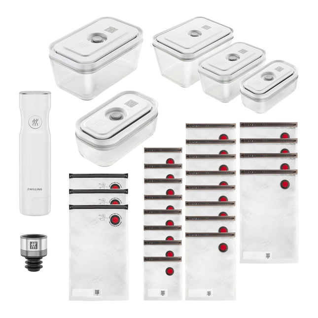ZWILLING Fresh & Save glass / S/M/L Vacuum starter set, 30 Piece