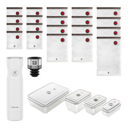 ZWILLING Fresh & Save glass Vacuum starter set, 26 Piece