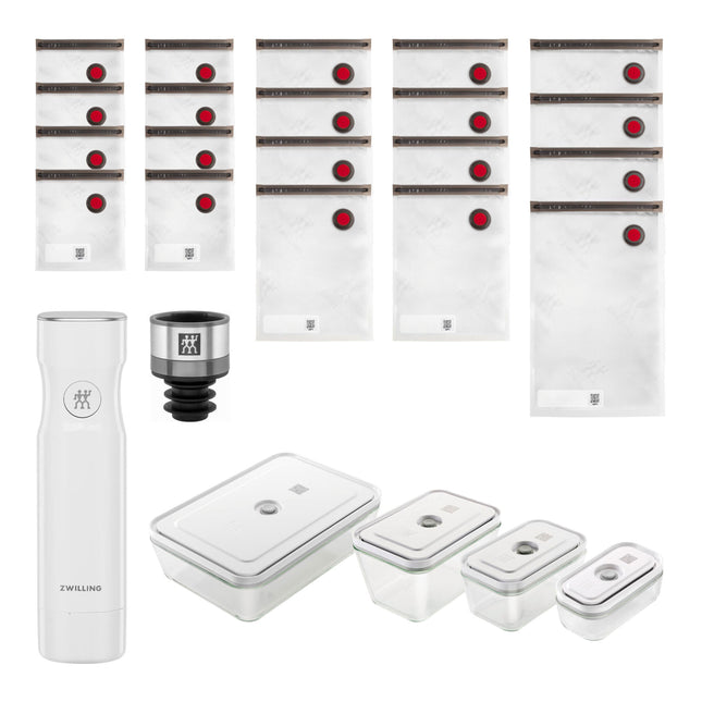 ZWILLING Fresh & Save glass Vacuum starter set, 26 Piece