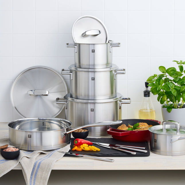 ZWILLING Passion 10 Piece 18/10 Stainless Steel Cookware set
