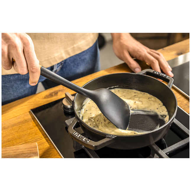Staub 31 cm silicone Turner, black