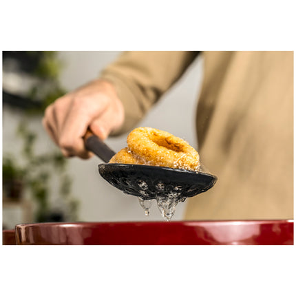 Staub 31 cm silicone Skimming ladle, black