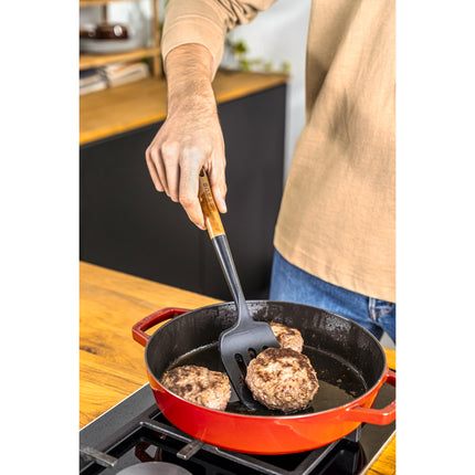 Staub 31 cm silicone Turner, black
