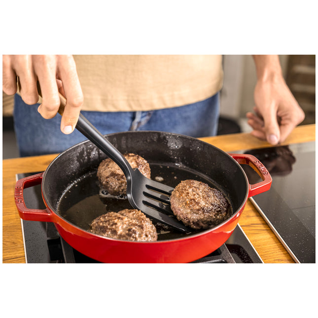 Staub 31 cm silicone Turner, black