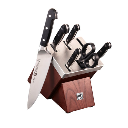 ZWILLING Pro 7 Piece, SELF SHARPENING BLOCK SET, brown