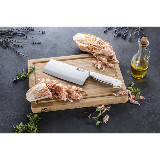 ZWILLING Pro le blanc 7-inch, Chinese chef's knife, white
