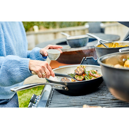 Demeyere Black 5 30 cm / 12 inch 18/10 Stainless Steel Wok
