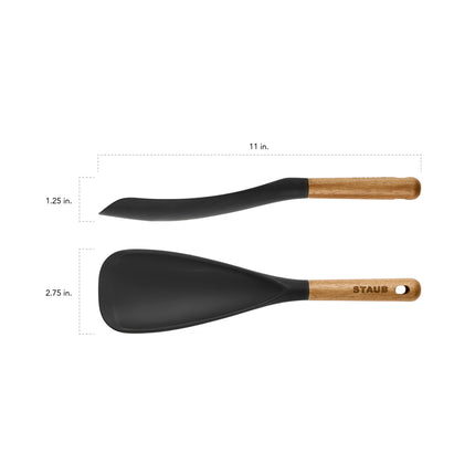 Staub 30 cm silicone Multi. spoon, black