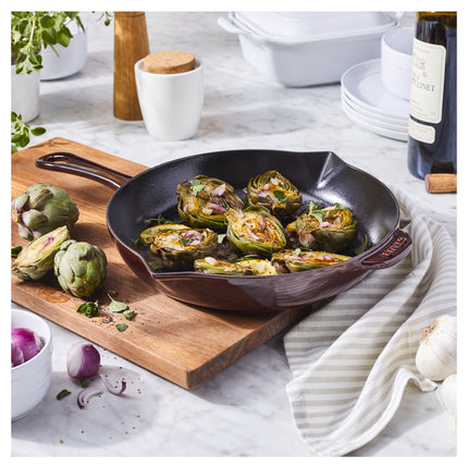 Staub Pans 2 Piece cast iron Fry pan set