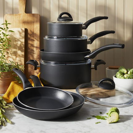 Henckels EverLift 10 Piece aluminum Cookware Set - Granite