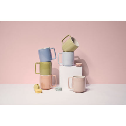 Staub Ceramique Macaron Coffee Mug Set 350 ml / 6 Piece, mixed Colours