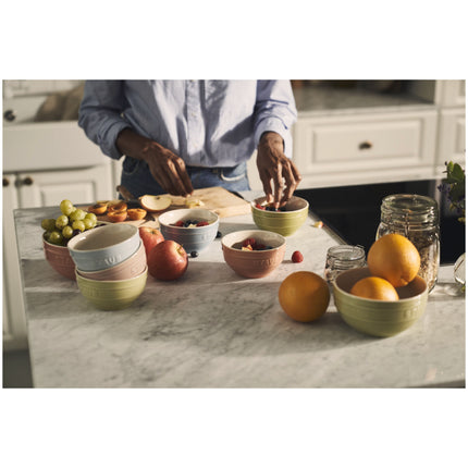 Staub Ceramique 14 cm / 6 Piece ceramic Macaron large bowl set, mixed Colours