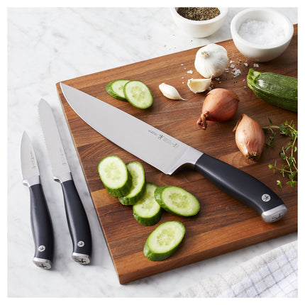 Henckels Forged Silvercap Elite 3 Piece, Knife set, black