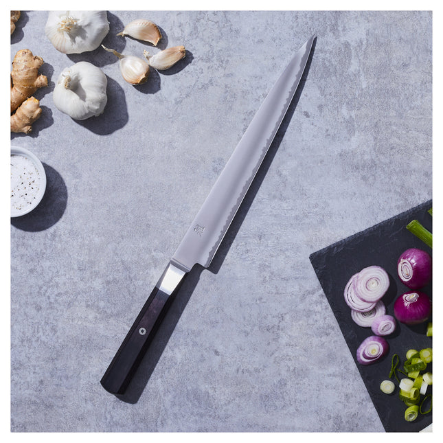 MIYABI KOH 4000FC 9.5-inch, Sujihiki, brown
