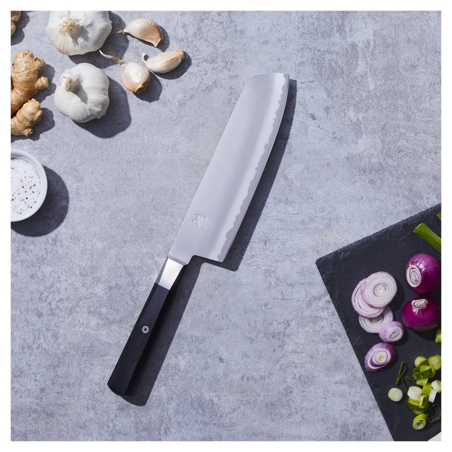 MIYABI KOH 4000FC 7-inch, Nakiri, brown
