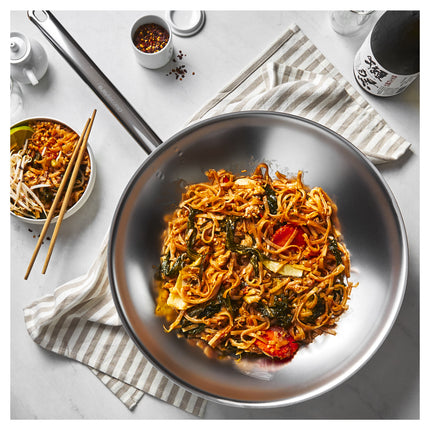 ZWILLING Plus 32 cm / 12.5 inch 18/10 Stainless Steel Wok