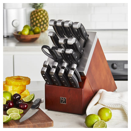 Henckels Statement 7 Piece, SELF SHARPENING BLOCK SET, brown