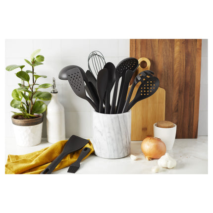 Henckels Silicone Onyx 31 cm silicone Cooking spoon, black