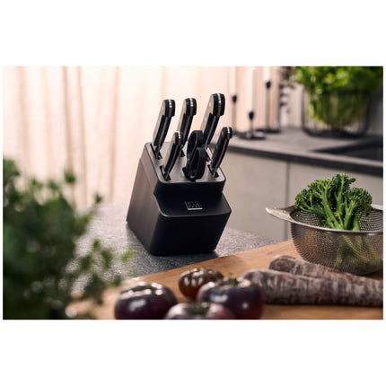 ZWILLING Pro 7 Piece, Knife block set, anthracite