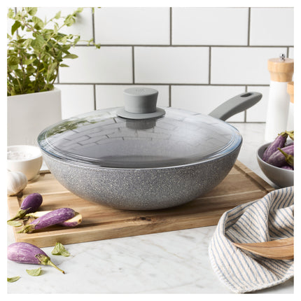 ZWILLING Parma Plus 28 cm / 11 inch aluminum Wok with lid