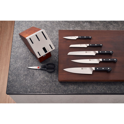 ZWILLING Pro 7 Piece, SELF SHARPENING BLOCK SET, brown