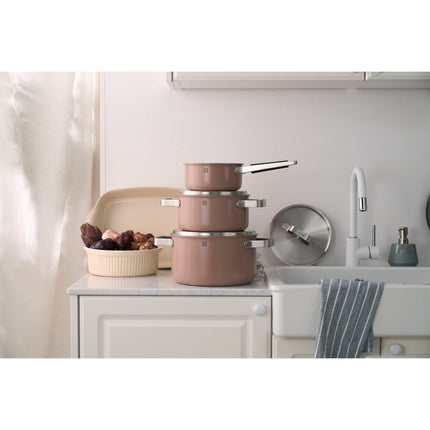 ZWILLING Pure Cookware set, 6 Piece, 18/10 Stainless Steel