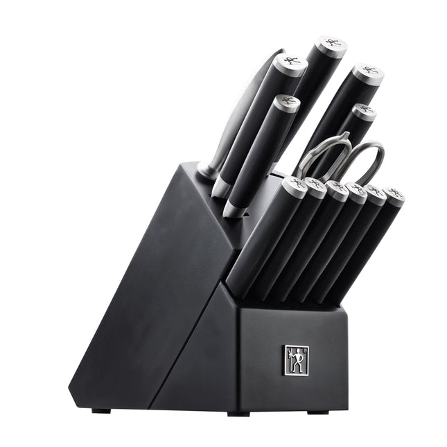 Henckels Damascus Black 14 Piece, Knife block set, black