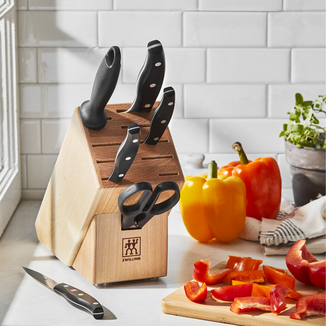 ZWILLING Signature 7 Piece, Knife block set, nature