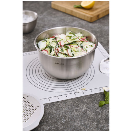 ZWILLING FRESH & SAVE BOWLS M/L GLASS & STAINLESS STEEL STARTER SET
