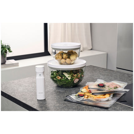 ZWILLING Fresh & Save BOWLS glass / M/L Vacuum starter set, 9 Piece