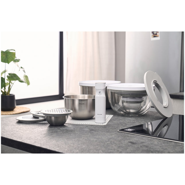 ZWILLING FRESH & SAVE BOWLS M/L GLASS & STAINLESS STEEL STARTER SET