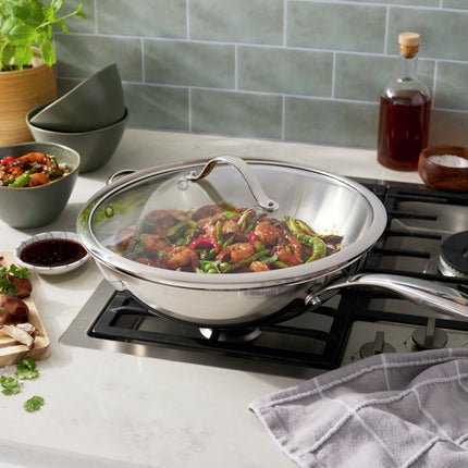 Henckels Aragon 32 cm / 12.5 inch stainless steel Wok