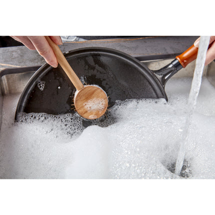 Staub Pans 28 cm cast iron Pancake pan with wooden handle