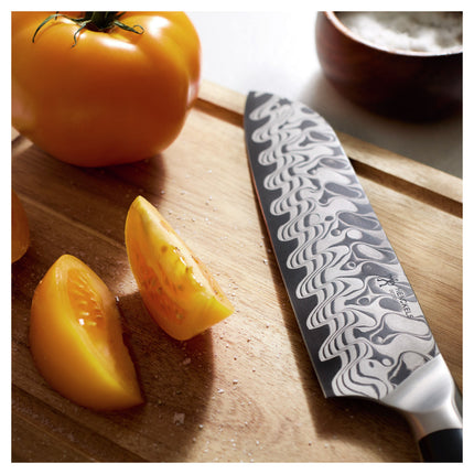 Henckels Compass Damascus 7-inch, Santoku