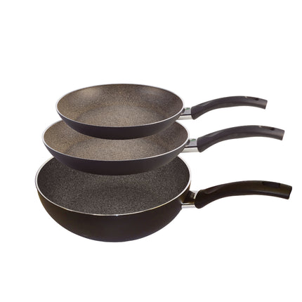 ZWILLING Bologna Granitium 3 Piece aluminum Fry pan set