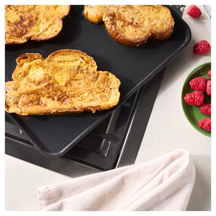 ZWILLING Motion Ceramic 28 cm Aluminum Square Non-Stick Griddle – Black