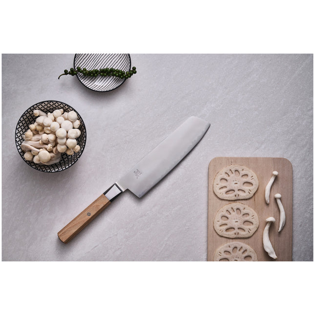 MIYABI KOYA 4000FCv2 7-inch, Nakiri, beige