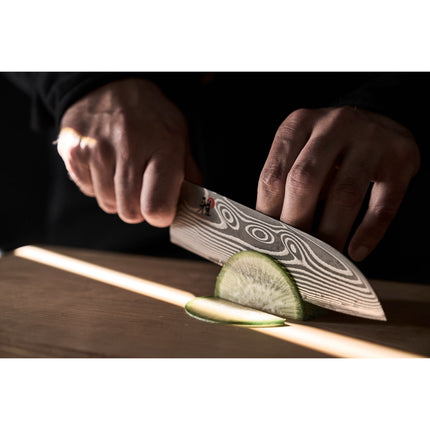 MIYABI IKI 7-inch, Santoku, brown
