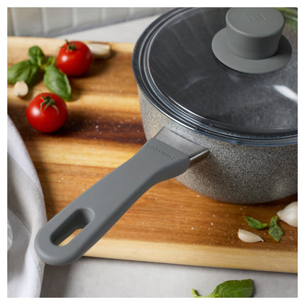 ZWILLING Parma Plus Ceramic 2.75 l aluminum round Sauce pan with lid, grey